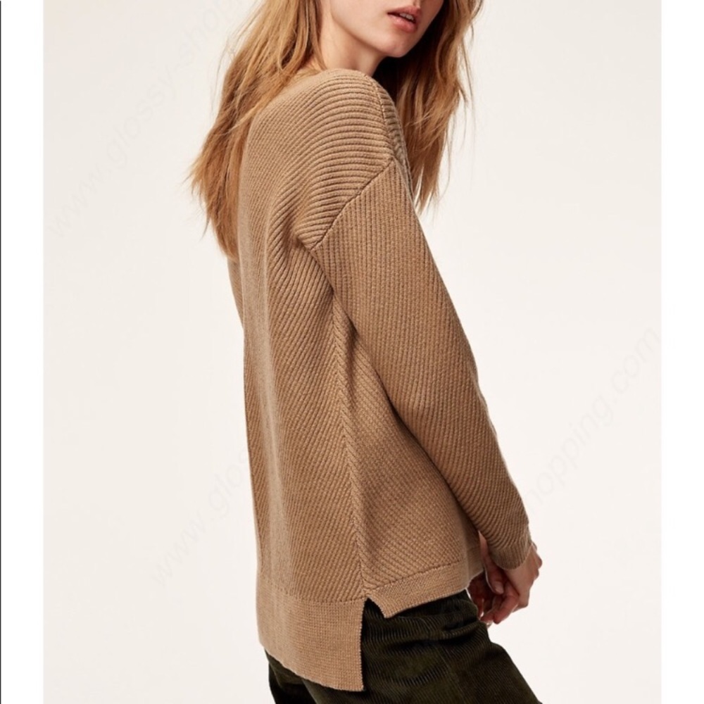 Aritzia Wilfred Free Merino Wool Isabelli Sweater - Picture 2 of 6